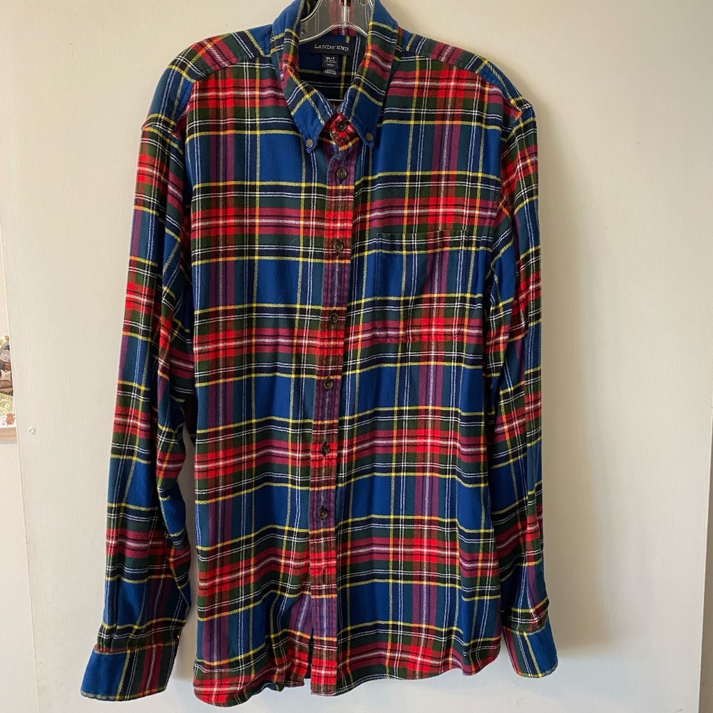 Lands End Men’s Flannel Shirt